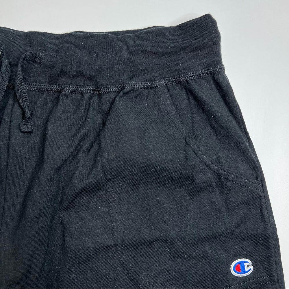 Champion Solid Black Athletic Shorts, Drawstring … - image 3
